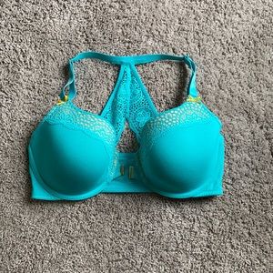 Lace Racer back front clasp bra